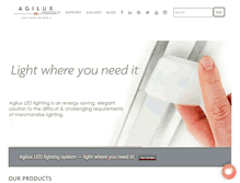 Tablet Screenshot of agiluxusa.com